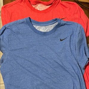 Nike Mens - bundle-Red and Blue Short Sleeve Tees